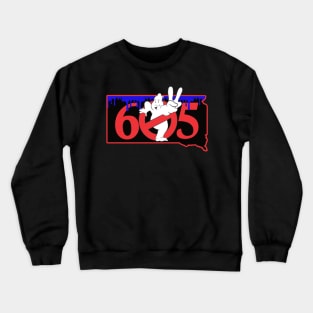 Ghostbusters 2 Blue Slime logo Crewneck Sweatshirt